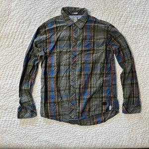 Billabong - Men's Long Sleeve Button Down Dress Shirt - XL